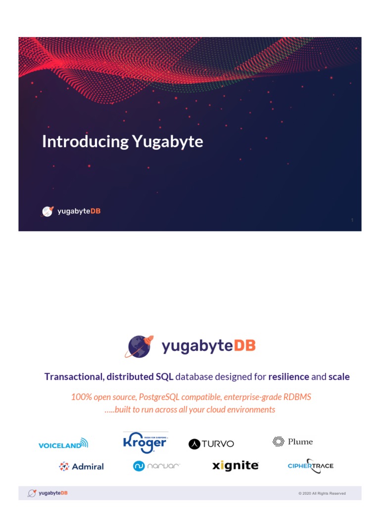 Yugabyte Introduction | PDF | Cloud Computing | Databases