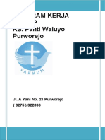 Program Kerja Hosdip RS. Panti Waluyo Purworejo: Jl. A Yani No. 21 Purworejo (0275) 322096