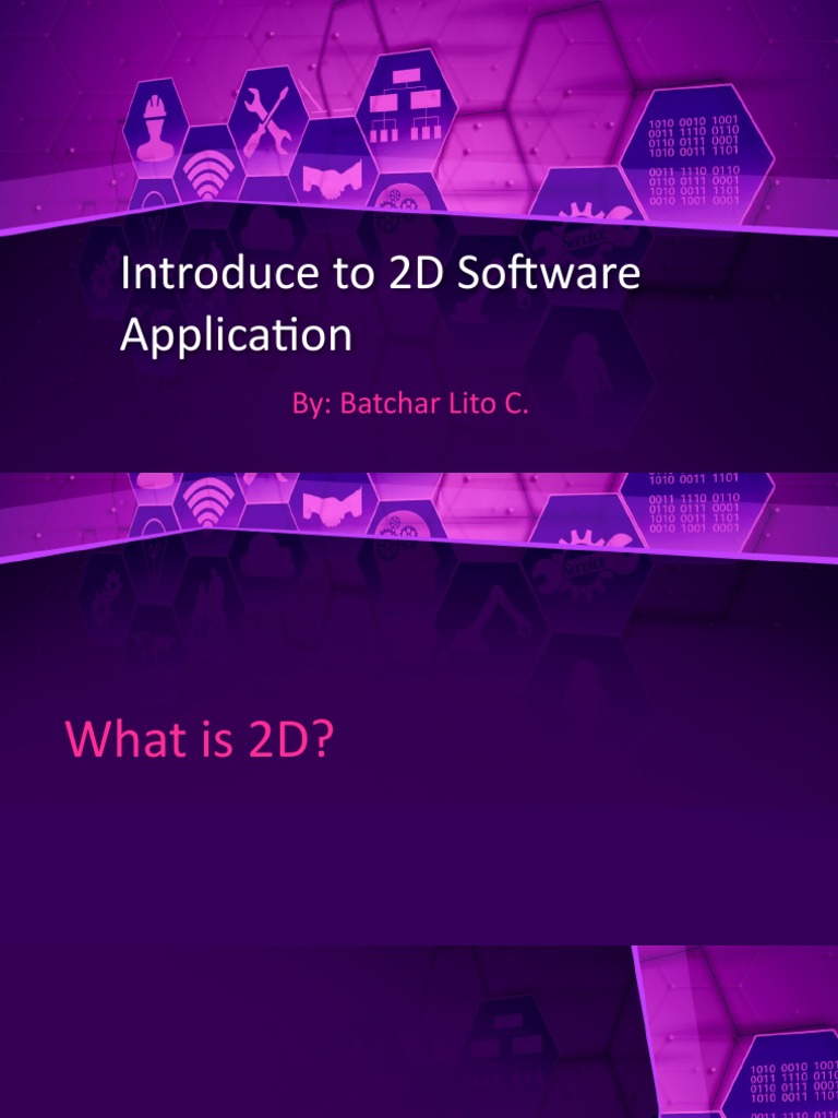 2d software application pdf