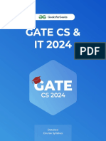 Gate Cs & IT 2024: Detailed Course Syllabus