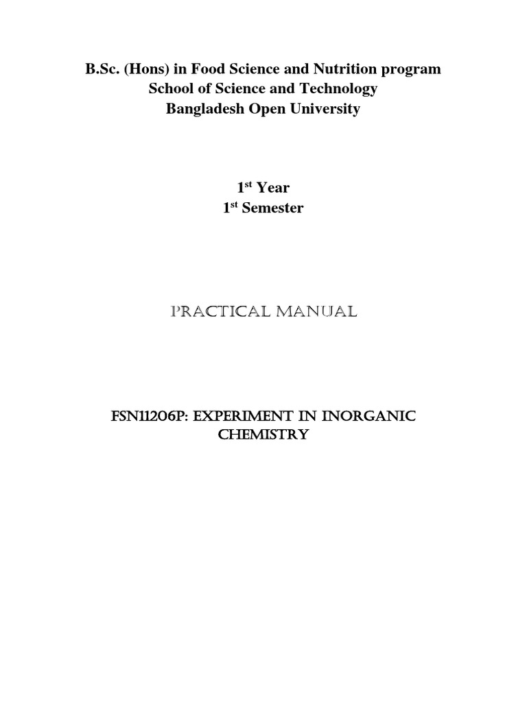 Calibration and Standardization of Volumetric Apparatus and Acid-Base ...
