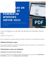 Como Configurar Un Servidor de Dominio en Windows Server 2022 - TutorialesIT