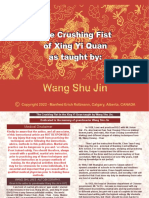 Wang Shujin's Xing Yi Beng Quan