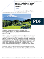 Análisis Del Discurso Del Capitalismo "Verde": El Significado de Naturaleza en El Concepto "Basado en La Naturaleza"