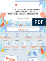 Maraknya Tindakan Kriminalitas Pada Dunia Pendidikan Ditinjau Dari Teori Negara Demokrasi