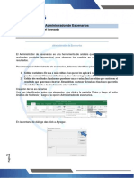 Administrador de Escenarios: Excel Avanzado 03 1.1