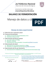 Manejo de Datos de Balance de Fermenación