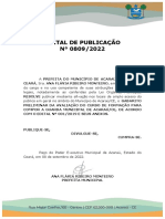 Gabarito Preliminar Da Avaliacao Do Curso de Formacao para Compor A Guarda Municipal de Acarau - 0809 - 2022 - 0000001