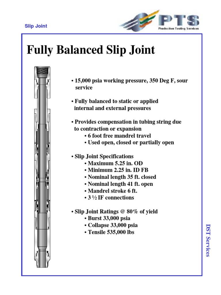 DST Services Slip Joint PDF