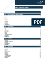 Assessment Objectives and Command Words: Overview 2 AO1 - Knowledge and Understanding 3