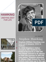 STEPHEN HAWKING Undying Zest For Life