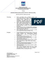 Surat Keputusan Rektor Institut Teknologi Del No. 106/Itdel/Rek/Sk/Viii/18