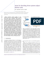 Simple Master Equations For Driven Systems Subject To Non Markovian Classical Noise