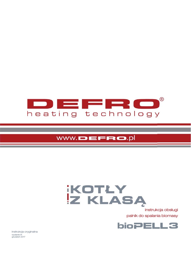 Defro Biopellet - 2017 | PDF