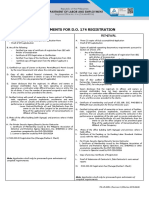 D.O. 174 Registration Requirements