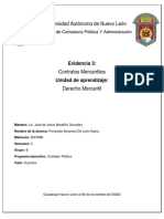 Evidencia 3 - Derecho Mercantil - Fadi