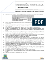 Período Tarde: Concurso Público #002/2023 Prefeitura Municipal de Fazenda Rio Grande
