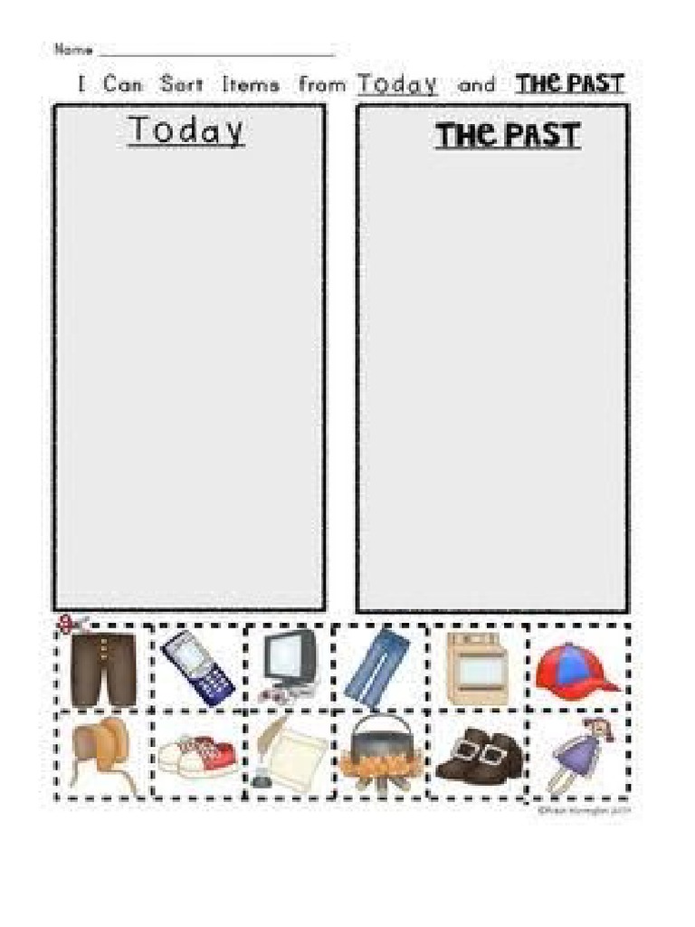 Cut and Paste History PDF