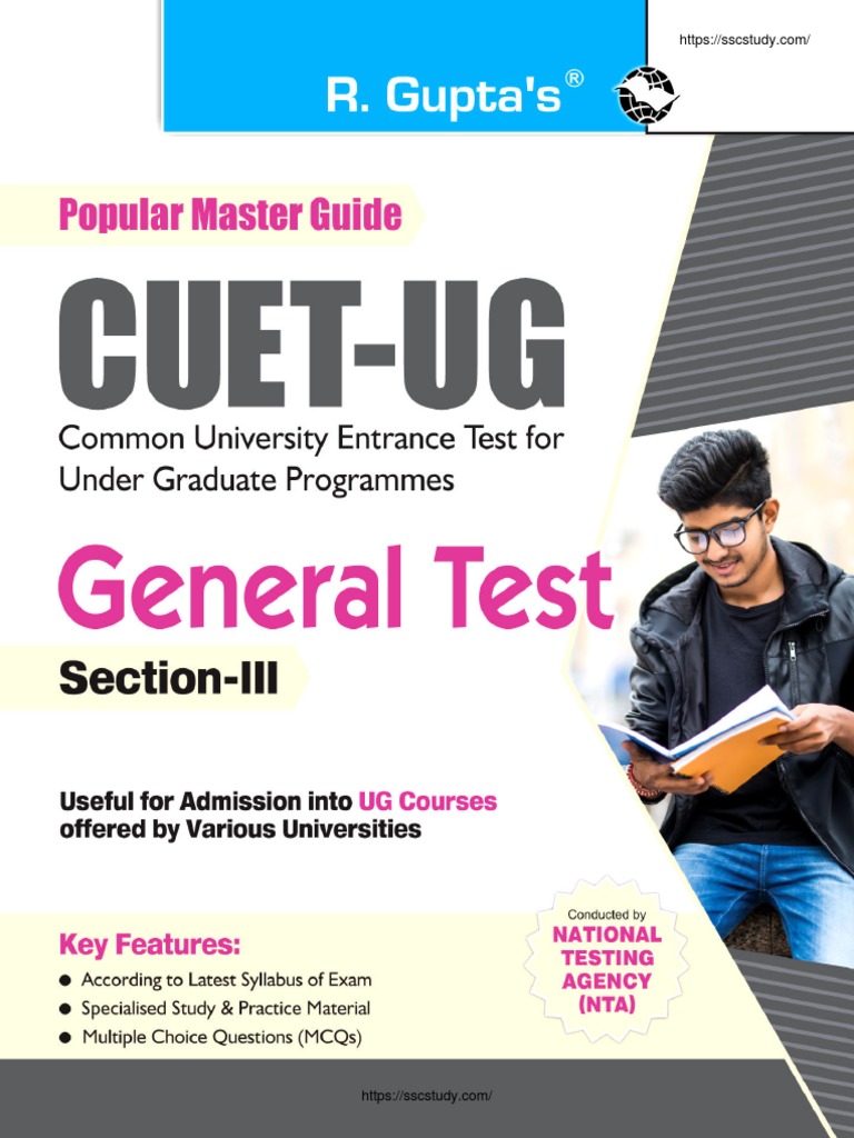 R Gupta CUET General Test (Sscstudy - Com) | PDF | Trigonometry