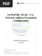 SANGFOR - NGAF - v7.4 - Network Address Translation Configuration