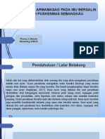 Inovasi Armamasag Pada Ibu Bersalin Di Puskesmas Sebangkau: Wuwun L.Berkala Sihombing, Amkeb