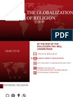 The Globalization of Religion and Cults