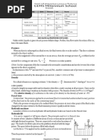 Grade 11 Mechanical Properties of Fluids