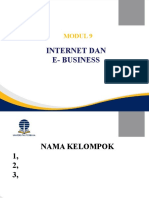 Modul 9: Internet Dan E-Business