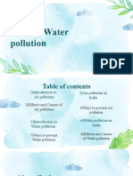 Air and Water Pollution