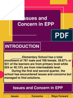 EPP Issues and Concern