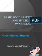 Basic Hygiene Awareness and Food Safety
