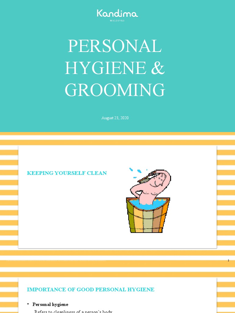 Personal Hygiene & Grooming PDF Hygiene Hand Washing