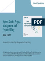 MFG Kinetic Project Managemen and Project Billing Asset Card VI ENS