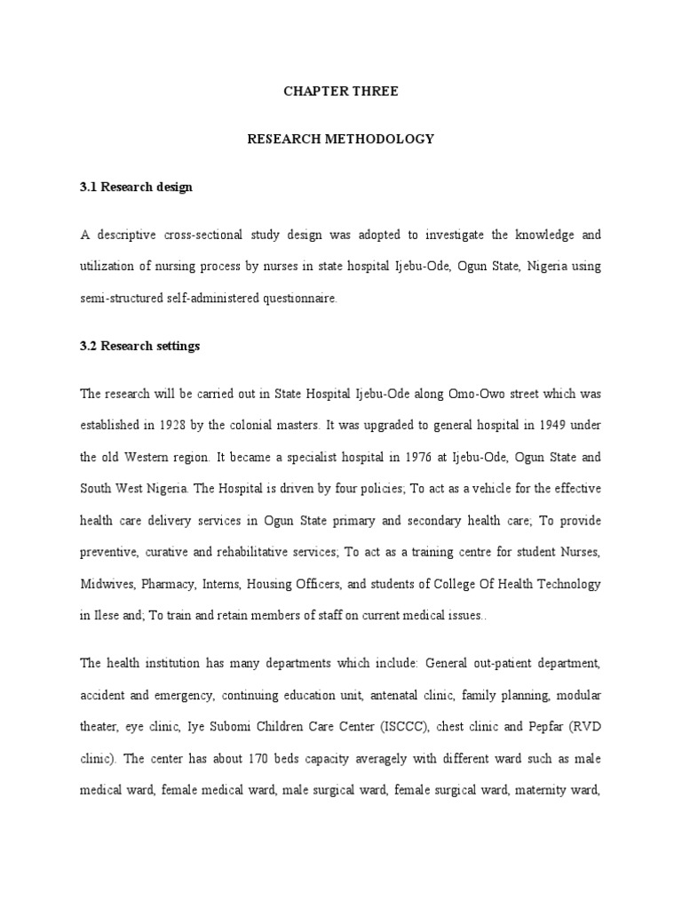 Chapter three research methodology 3 1 research design pdf informed