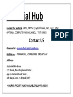 Material Hub: Contact US