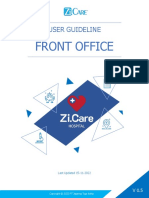 Front Office: User Guideline