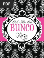 Shindig Parties Bunco Freebie