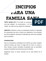 Principios para Una Flia Sana