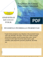 Pengertian Dan Konsep Penerimaan Pemerintah