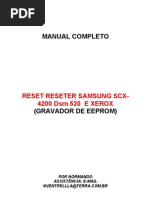 Download Manual Reset Reseter Samsung Scx-4200Doc Nor by Julio Jorge Tintas Toner SN63686284 doc pdf
