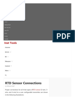 RTD Sensor Connections