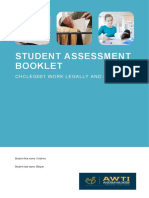 Student Assessment Booklet: Chcleg001 Work Legally and Ethically