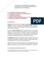 Tema 28: "Los Limites Al Crecimiento Económico. Consideración Económica Del Medio Ambiente. El Desarrollo Sostenible"