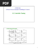 Controller Tuning: CHME 624 Advance Process Dynamic Modelling & Control