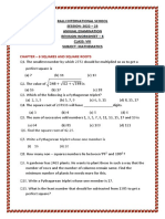 Chapter - 6 Squares and Square Roots