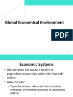 Global Economical Environment