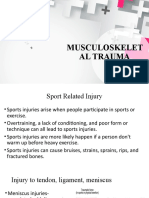 MUSCULOSKELETAL TRAUMA: SPORTS INJURIES AND KNEE LIGAMENT INJURIES