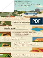 How To Pitch A Tent Infographic