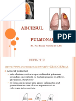 Abcesul: Pulmonar