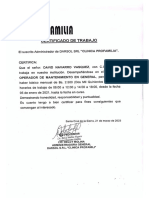 Certificado de Trabajo